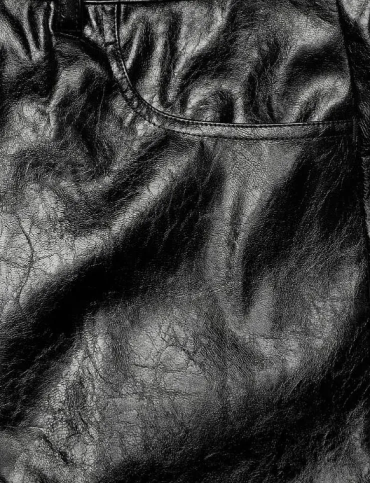 French Connection EMMETT PU TAPERED TROUSER - Skinnbyxor|Kvinnor Byxor