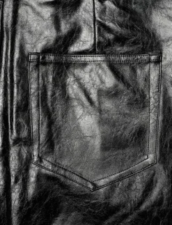 French Connection EMMETT PU TAPERED TROUSER - Skinnbyxor|Kvinnor Byxor