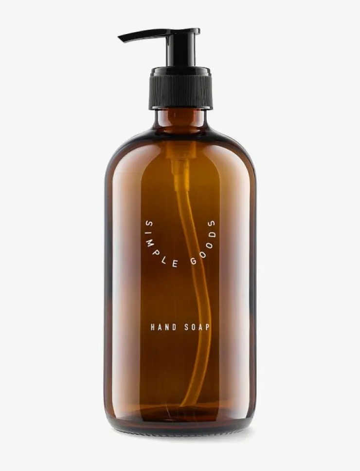 Kvinnor Simple Goods Tvålar & Handkräm|Badrumstillbehör|Empty Glass Bottle Hand Soap 500 ml - Flytande tvål