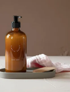 Kvinnor Simple Goods Tvålar & Handkräm|Badrumstillbehör|Empty Glass Bottle Hand Soap 500 ml - Flytande tvål