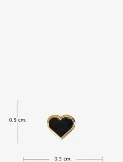 Barn Design Letters Smycken|ENAMEL HEART CHARM, GOLD - Hängen & Berlocker