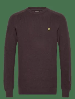 Lyle & Scott Engineered Rib Crew Neck - Rundhalsad| Stickat