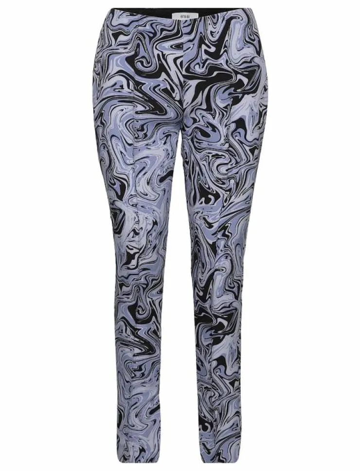 Kvinnor Envii Leggings & Tights|ENHORSE PANTS AOP 6869 - Slim fit-byxor