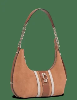 Kvinnor GUESS Axelremsväskor|ERENIA TOP ZIP SHOULDER BAG - Axelremsväskor