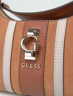 Kvinnor GUESS Axelremsväskor|ERENIA TOP ZIP SHOULDER BAG - Axelremsväskor