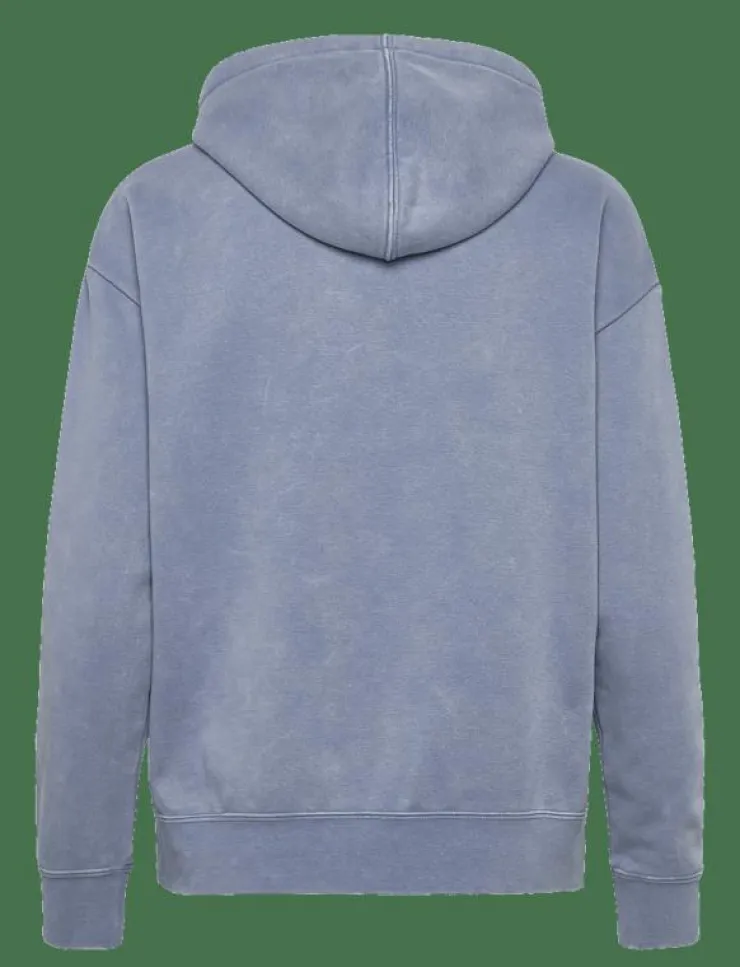 Kvinnor PUMA Sweatshirts|ESS ELEVATED Relaxed Wash Hoodie FL - Huvtröjor