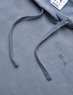 Kvinnor PUMA Sweatshirts|ESS ELEVATED Relaxed Wash Hoodie FL - Huvtröjor