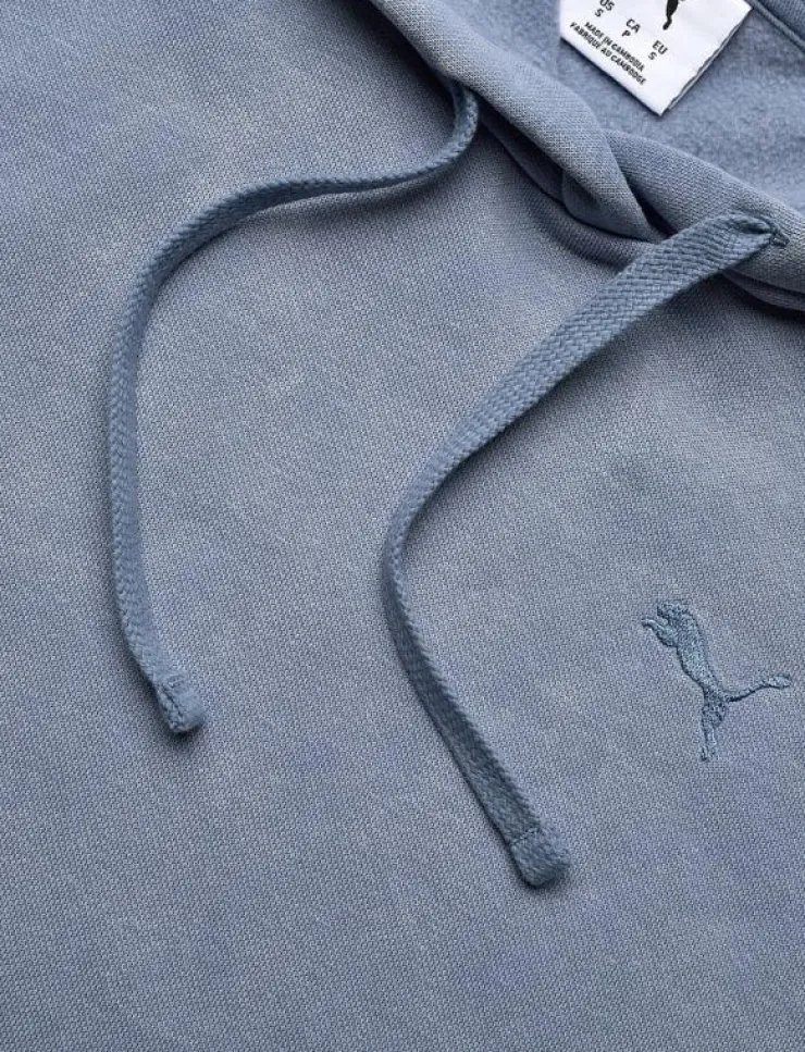 Kvinnor PUMA Sweatshirts|ESS ELEVATED Relaxed Wash Hoodie FL - Huvtröjor