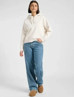 Kvinnor Lee Jeans Sweatshirts|ESSENTIAL HOODIE - Huvtröjor