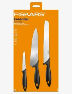 Fiskars Essential Starter set 3pcs - Knivset| Köksknivar & Knivtillbehör