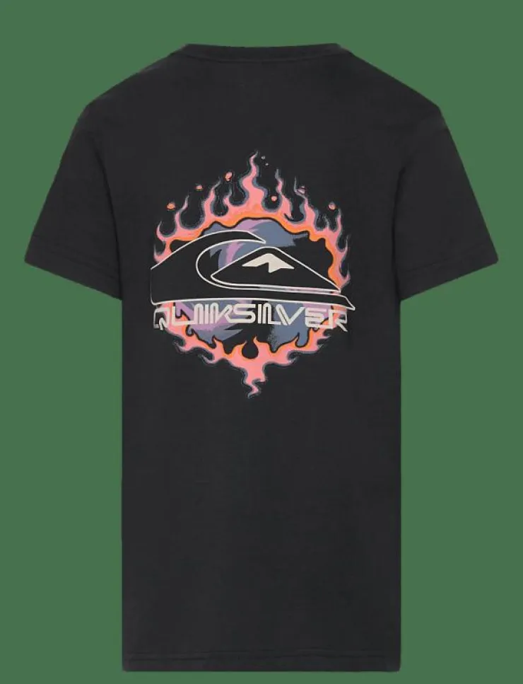 Barn Quiksilver Sportkläder|EV IN FLAMES SS YOUTH - Kortärmade