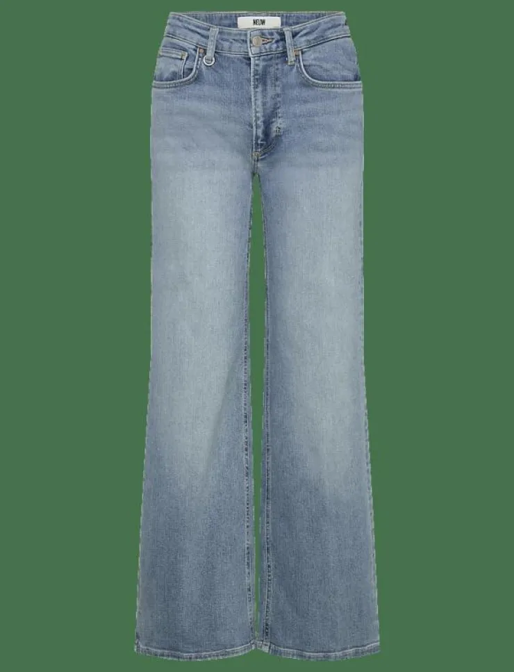 Kvinnor NEUW Denimkläder|Jeans|EVA WIDE MIRAGELIGHT VINTAGE INDIGO - Vida byxor