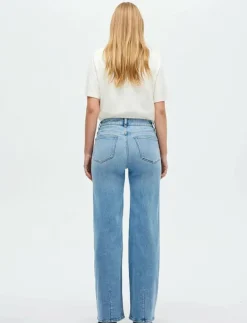 Kvinnor NEUW Denimkläder|Jeans|EVA WIDE MIRAGELIGHT VINTAGE INDIGO - Vida byxor
