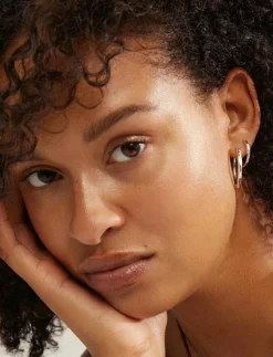 Kvinnor Pilgrim Smycken|EVE hoop earrings 2-in-1 set - Hoops