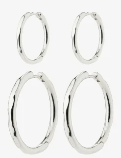 Kvinnor Pilgrim Smycken|EVE hoop earrings 2-in-1 set - Hoops