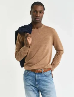 GANT EXTRAFINE MERINO WOOL C-NECK - Rundhalsad| Stickat