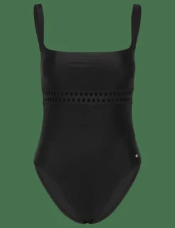 Kvinnor BOSS Badkläder|EYELET SWIMSUIT - Baddräkter