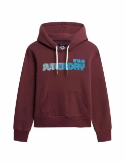 Kvinnor Superdry Sweatshirts|FADED CORE HOOD - Huvtröjor