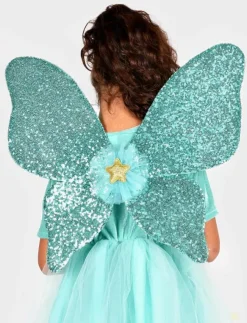 Barn Den goda fen Maskeradkläder & Tillbehör|Fairy Wings - Maskeradtillbehör