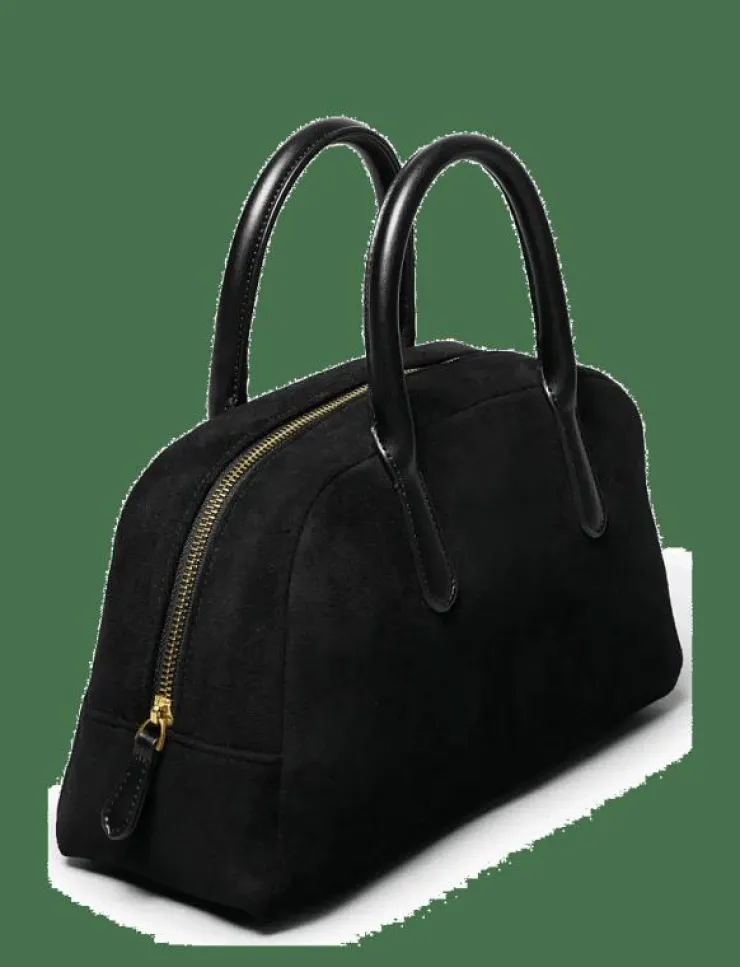 Kvinnor Ceannis Handväskor|Fake Suede Bowling Bag - Handväskor