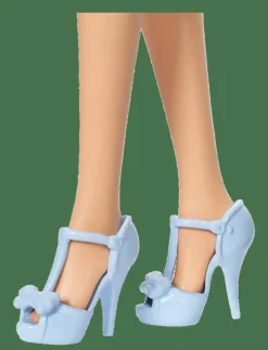 Barn Barbie Dockor & Tillbehör|Fashionistas Doll #237 in Blue Bow Halter Dress, Blonde Ponytail with Bow Accessory - Dockor