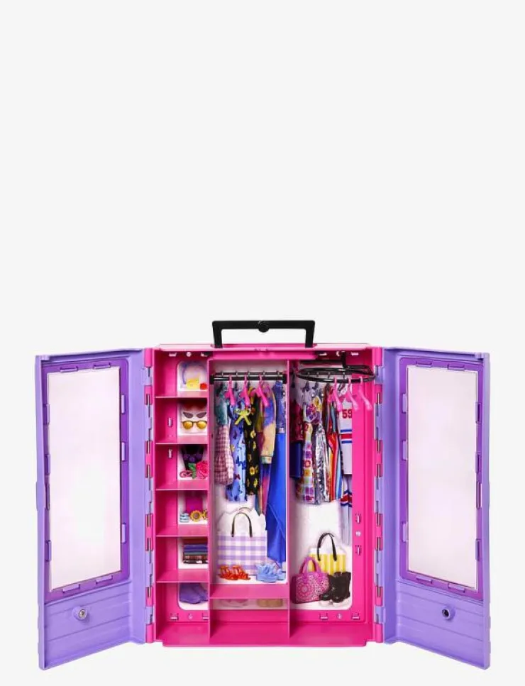 Barn Barbie Dockor & Tillbehör|Fashionistas Ultimate Closet with 6 Hangers - Tillbehör till dockhus