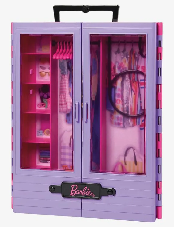 Barn Barbie Dockor & Tillbehör|Fashionistas Ultimate Closet with 6 Hangers - Tillbehör till dockhus