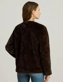Lauren Ralph Lauren Faux-Fur Coat - Fuskpäls|Kvinnor Jackor & Kappor