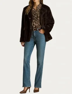 Lauren Ralph Lauren Faux-Fur Coat - Fuskpäls|Kvinnor Jackor & Kappor