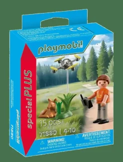 Barn PLAYMOBIL Playmobil Leksaker|Fawn Rescue with Drone - Special Plus