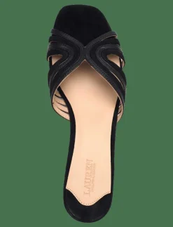 Kvinnor Lauren Ralph Lauren Mules & Slip-Ins|Fay Suede & Leather Multistrap Sandal - Mules med klack