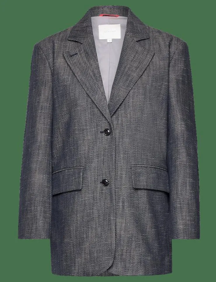 Kvinnor Naja Lauf Kavajer|FEODORA BLAZER ROUGH TWILL - Enkelknäppta kavajer