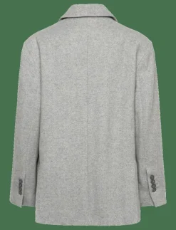 Kvinnor Naja Lauf Kavajer|FEODORA JACKET SOFT HERRINGBONE - Enkelknäppta kavajer
