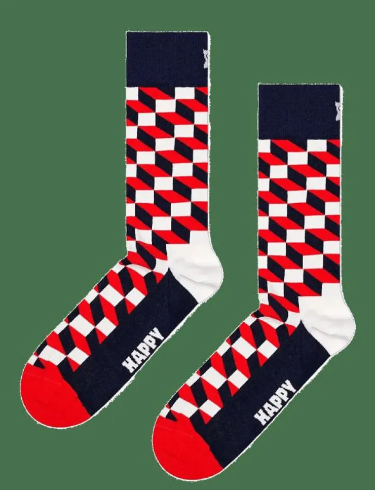 Happy Socks Filled Optic Sock - Sockor|Kvinnor Strumpor