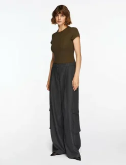Filippa K Fine Rib Tee - T-shirts|Kvinnor Kläder