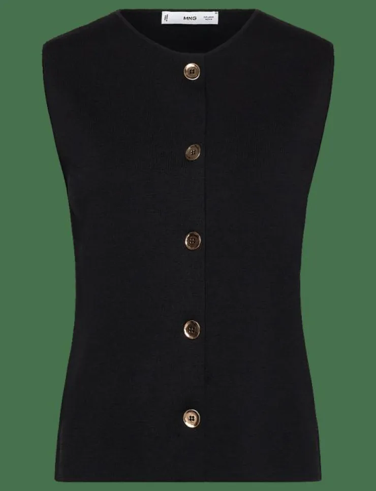 Mango Fine-knit gilet - Stickade västar|Kvinnor Västar