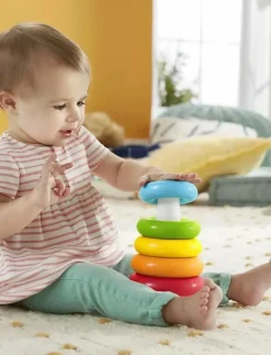 Barn Fisher-Price Babyleksaker|Babyleksaker|Eco Rock-a-Stack - Stapelbara klossar