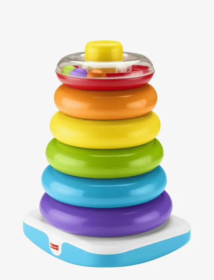 Barn Fisher-Price Babyleksaker|Babyleksaker|Giant Rock-a-Stack - Stapelbara klossar