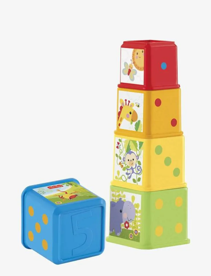 Fisher-Price Stack & Explore Blocks - Stapelbara klossar|Barn Babyleksaker|Babyleksaker