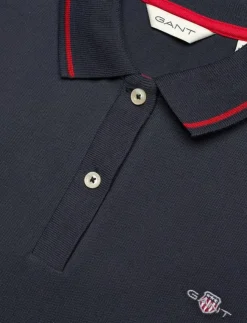 Barn GANT Klänningar & Kjolar|FITTED POLO PIQUE DRESS - Kortärmade vardagsklänningar