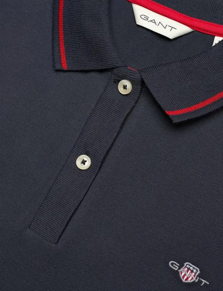 Barn GANT Klänningar & Kjolar|FITTED POLO PIQUE DRESS - Kortärmade vardagsklänningar