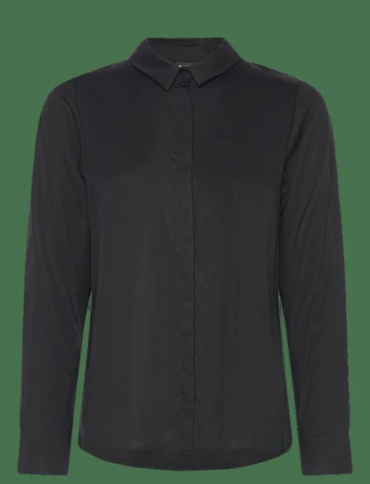 Papu FITTED SHIRT, Solid - Långärmade|Kvinnor Blusar & Skjortor