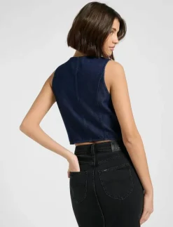 Lee Jeans FITTED VEST - Jeansvästar|Kvinnor Västar