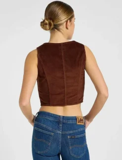 Kvinnor Lee Jeans Kavajer|FITTED VEST - Kavajer