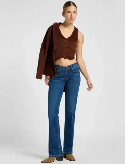 Kvinnor Lee Jeans Kavajer|FITTED VEST - Kavajer