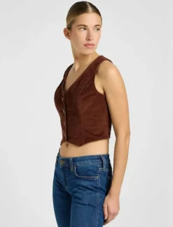 Kvinnor Lee Jeans Kavajer|FITTED VEST - Kavajer