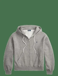 Kvinnor Polo Ralph Lauren Sweatshirts|Fleece Full-Zip Hoodie - Huvtröjor