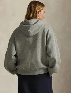 Kvinnor Polo Ralph Lauren Sweatshirts|Fleece Full-Zip Hoodie - Huvtröjor