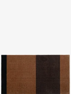 tica copenhagen Floormat/carpet cognac stripes 67x120 cm - Badrumsmatta| Mattor|Badrumstextilier