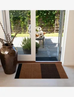 tica copenhagen Floormat/carpet cognac stripes 67x120 cm - Badrumsmatta| Mattor|Badrumstextilier